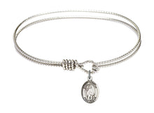 Load image into Gallery viewer, St. Amelia Custom Bangle - Silver