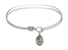 Load image into Gallery viewer, St. Polycarp of Smyrna Custom Bangle - Silver