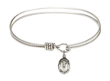 Load image into Gallery viewer, St. Philip Neri Custom Bangle - Silver