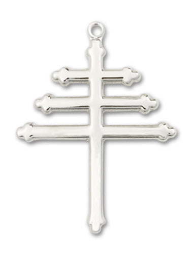Marionite Cross Custom Pendant - Sterling Silver