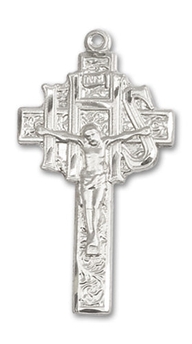 Crucifix-Ihs Custom Pendant - Sterling Silver