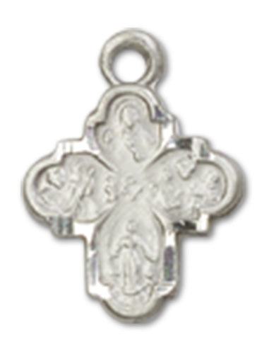 4-Way Cross Custom Pendant - Sterling Silver