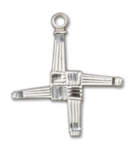 St. Brigid Cross Custom Pendant - Sterling Silver