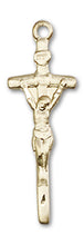 Load image into Gallery viewer, Papal Crucifix Custom Pendant - Yellow Gold
