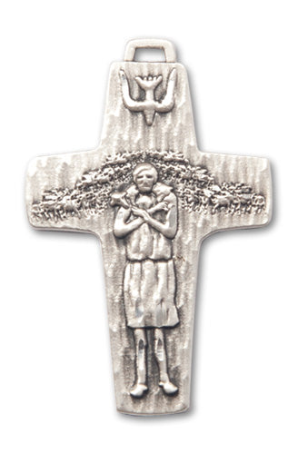 Papal Crucifix Custom Pendant - Sterling Silver