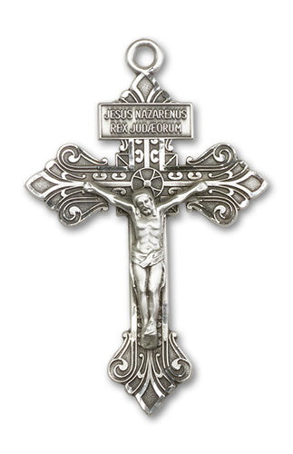 Crucifix Custom Pendant - Sterling Silver