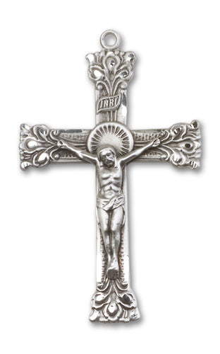 Crucifix Custom Pendant - Sterling Silver