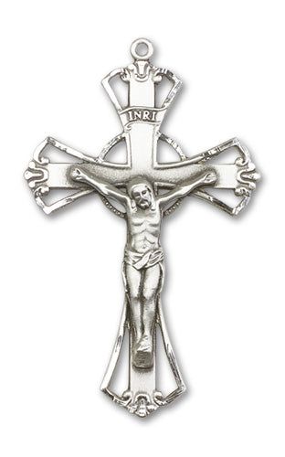 Crucifix Custom Pendant - Sterling Silver