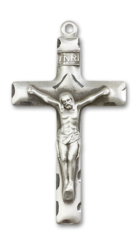 Crucifix Custom Pendant - Sterling Silver