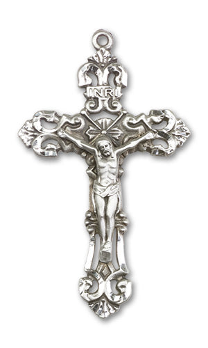 Crucifix Custom Pendant - Sterling Silver