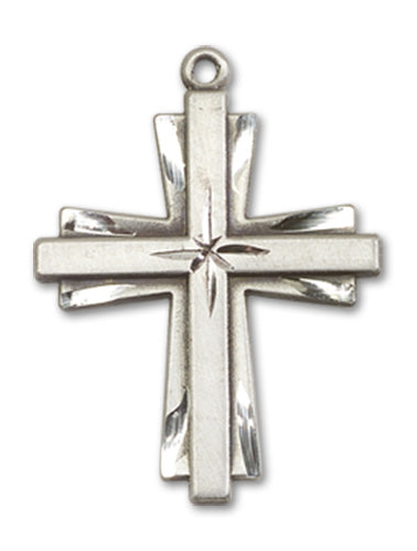 Cross Custom Pendant - Sterling Silver