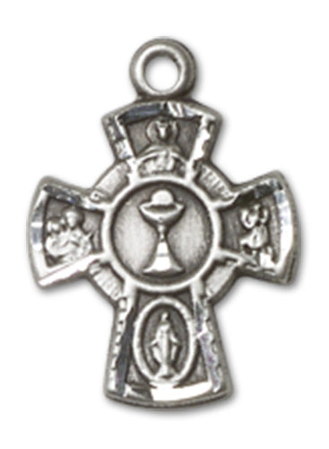 5-Way Cross / Chalice Custom Pendant - Sterling Silver
