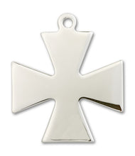 Load image into Gallery viewer, Surfer Cross Custom Pendant - Sterling Silver
