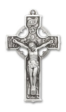 Load image into Gallery viewer, Celtic Crucifix Custom Pendant - Sterling Silver
