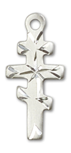 Greek Orthadox Cross Custom Pendant - Sterling Silver