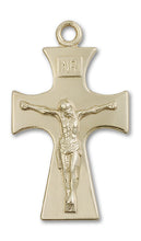 Load image into Gallery viewer, Celtic Crucifix Custom Pendant - Yellow Gold
