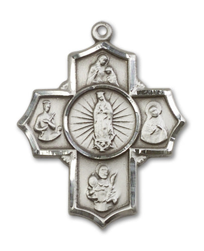 5-Way Cross / Motherhood Custom Pendant - Sterling Silver