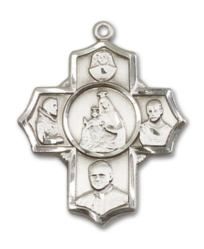 Polish 4-Way Cross Custom Pendant - Sterling Silver