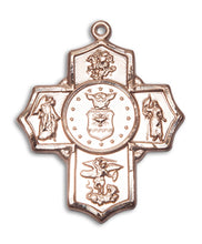 Load image into Gallery viewer, 5-Way Cross / Air Force Custom Pendant - Yellow Gold
