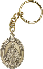 Load image into Gallery viewer, Infant of Prague Keychain - Gold Oxide
