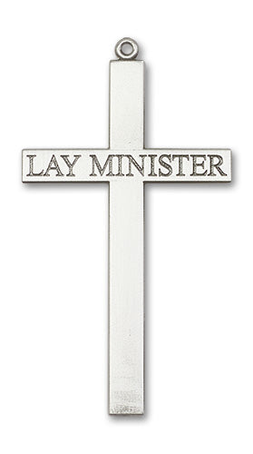Lay Minister Cross Custom Pendant - Sterling Silver