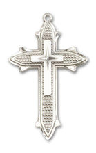 Load image into Gallery viewer, Cross On Cross Custom Pendant - Sterling Silver
