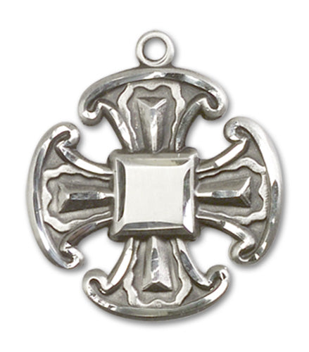 Cross Custom Pendant - Sterling Silver