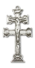 Load image into Gallery viewer, Caravaca Crucifix Custom Pendant - Sterling Silver
