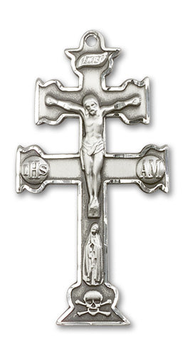 Caravaca Crucifix Custom Pendant - Sterling Silver