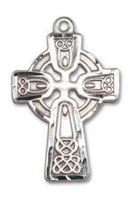 Load image into Gallery viewer, Celtic Cross Custom Pendant - Sterling Silver

