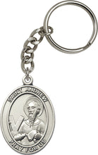 Load image into Gallery viewer, St. Andrew Keychain - Silver Oxide
