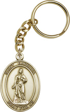 Load image into Gallery viewer, St. Barbara Keychain - Gold Oxide
