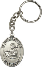 Load image into Gallery viewer, St. Thomas Aquinas Keychain - Silver Oxide
