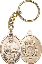 Load image into Gallery viewer, Pope Francis Keychain - Gold Oxide
