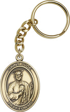 Load image into Gallery viewer, St. Jude Keychain - Gold Oxide
