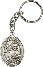 Load image into Gallery viewer, St. Mark Keychain - Silver Oxide
