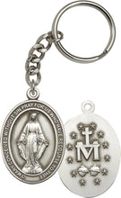 Load image into Gallery viewer, Miraculous Keychain - Silver Oxide
