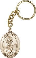 Load image into Gallery viewer, St. Paul the Apostle Keychain - Gold Oxide
