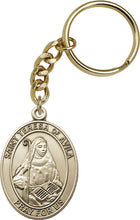 Load image into Gallery viewer, St. Teresa of Avila Keychain - Gold Oxide
