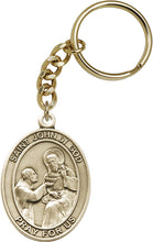 Load image into Gallery viewer, St. John of God Keychain - Gold Oxide
