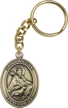 Load image into Gallery viewer, St. William Keychain - Gold Oxide
