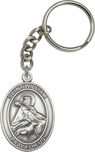 Load image into Gallery viewer, St. William Keychain - Silver Oxide
