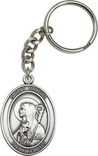 Load image into Gallery viewer, St. Brigid of Ireland Keychain - Silver Oxide
