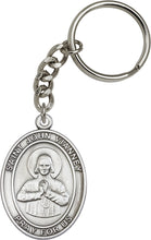 Load image into Gallery viewer, St. John Vianney Keychain - Silver Oxide
