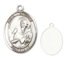 Load image into Gallery viewer, St. Andrew the Apostle Custom Medal - Sterling Silver
