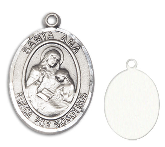 St. Ann Custom Medal - Sterling Silver