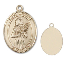 Load image into Gallery viewer, St. Agatha Custom Medal - Yellow Gold
