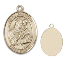 Load image into Gallery viewer, St. Anthony Custom Medal - Yellow Gold
