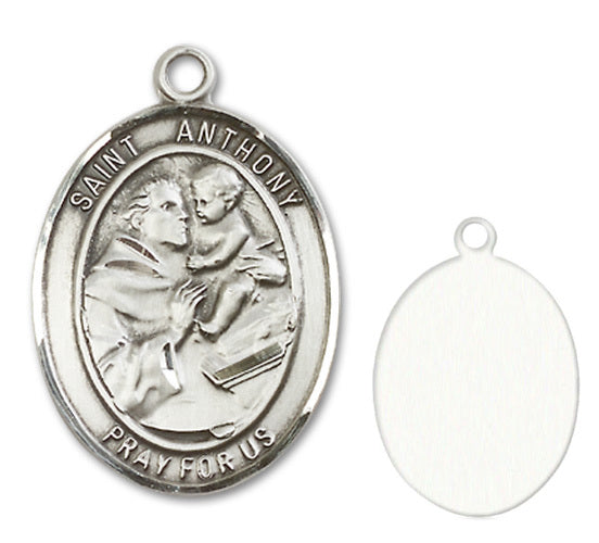 St. Anthony Custom Medal - Sterling Silver