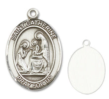 Load image into Gallery viewer, St. Catherine of Siena Custom Medal - Sterling Silver
